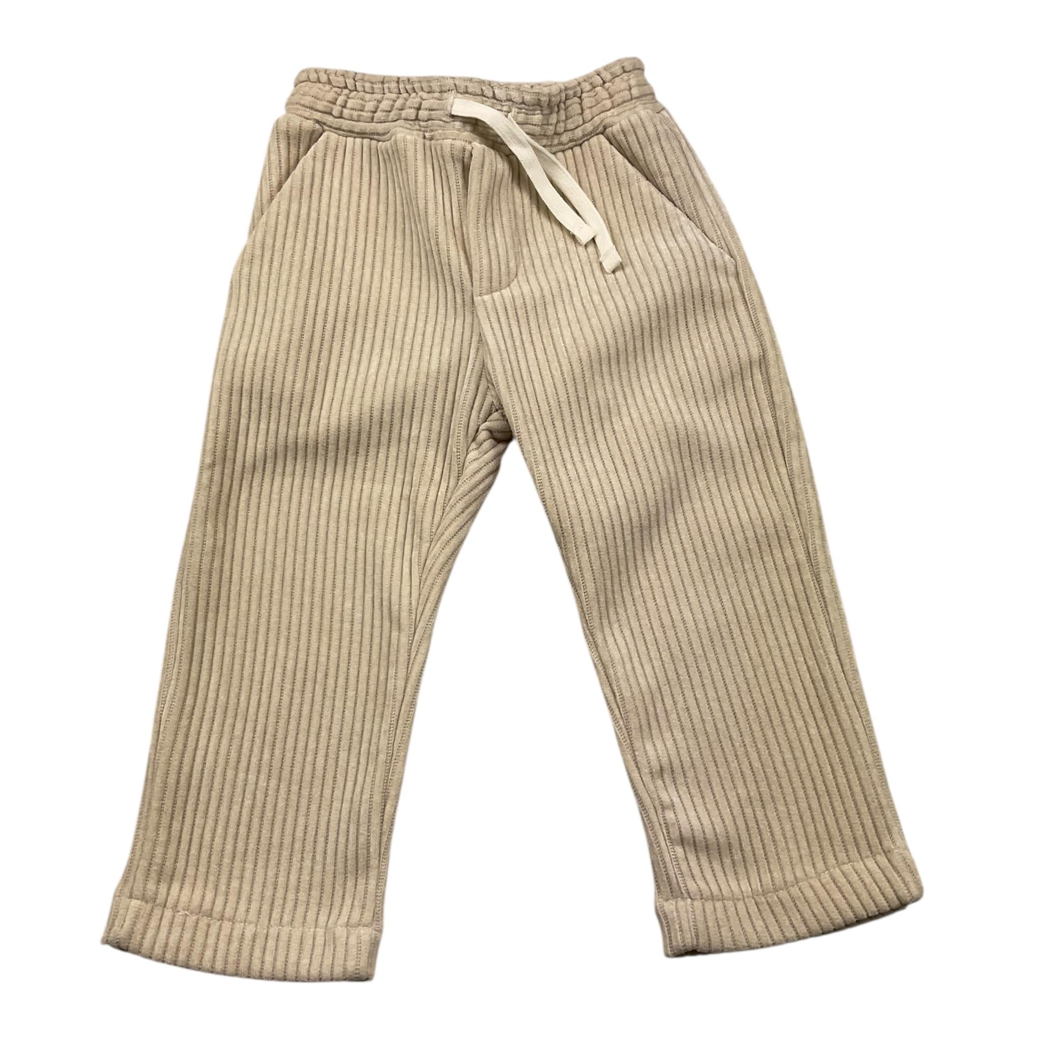 MANUEL RITZ pantalone tinta unita cn elastico in vita in velluto Beige per Neonato MR2836 BEIGE MANUEL RITZ 