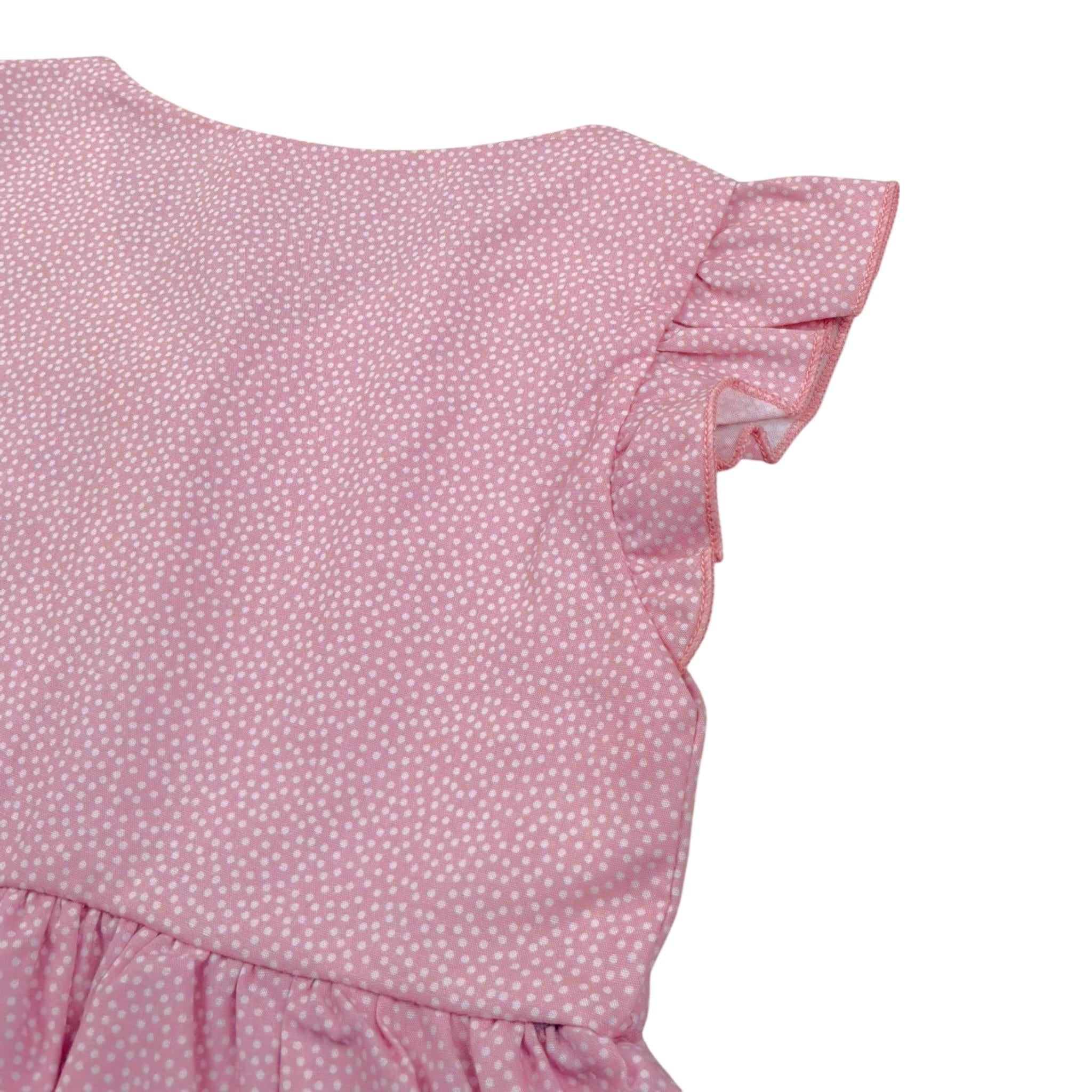 Babyvip Abito Tinta Unita con Microfantasia per Neonata 7760 ROSA BABYVIP 