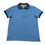 Suns68 Polo Mezza Manica Tinta Unita per Bambino CPA35316 AZZURRO SUNS68 