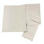 LE BEBE' set 3 pezzi lenzuola tinta unita cn ricami Bianco per Neonata LBG6137 BIANCO LE BEBE' 