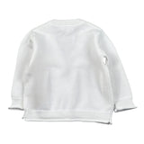 Lalalu' Cardigan Tinta Unita con Logo per Neonata MGL1P BIANCO LALALU' 