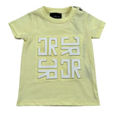 John Richmond T-Shirt Girocollo Tinta Unita con Logo per Neonato RIP26026TSO GIALLO JOHN RICHMOND 