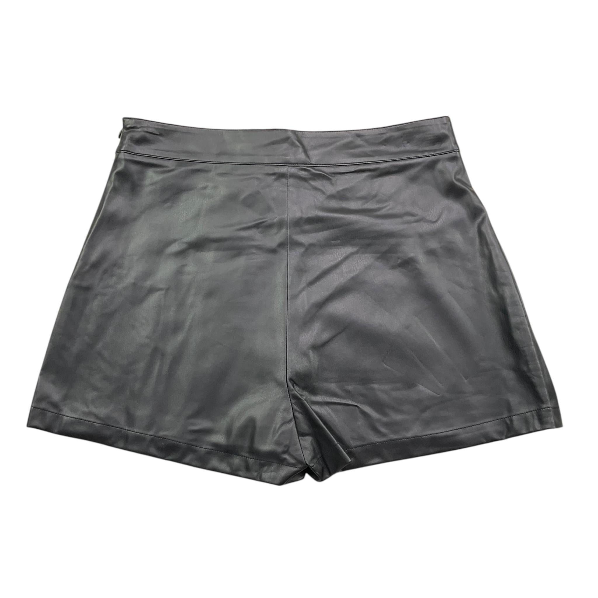 LIU JO short in ecopelle tinta unita  Nero per Bambina GF4057X NERO LIU JO 