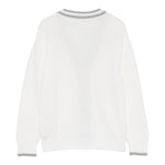 Eleventy Cardigan Tinta Unita con Pofili In Contrasto per Bambino EW9P50 BIANCO ELEVENTY 