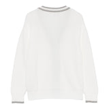 Eleventy Cardigan Tinta Unita con Pofili In Contrasto per Bambino EW9P50 BIANCO ELEVENTY 