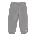 DOU DOU pantalone tuta tinta unita con logo Grigio per Bambino DV6P80 GRIGIO DOU DOU 