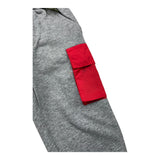 Y-CLU pantalone modello tuta tinta unita con tasca in contrasto Grigio per Neonato BYN10732 GRIGIO Y-CLU 