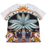 Just Cavalli T-Shirt Girocollo Stampa Fantasia per Bambino JBP26077TS BIANCO JUST CAVALLI 
