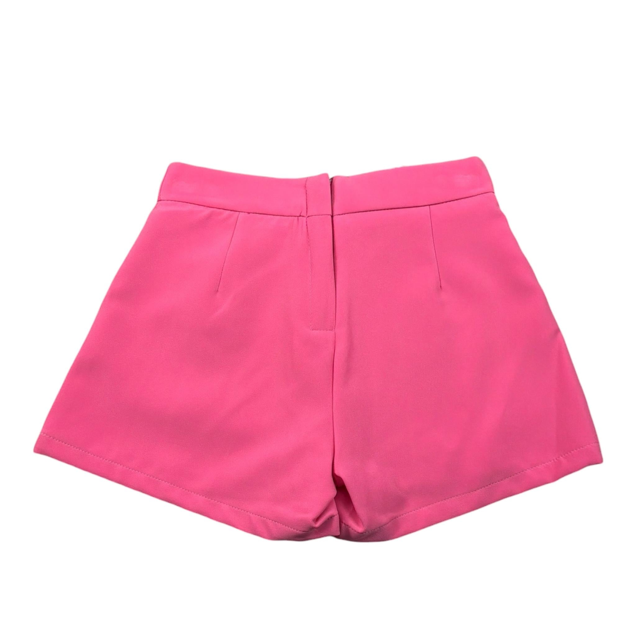 Fun & Fun Short Tinta Unita con Girovita Regolabile per Neonata FNCBSO16403N ROSA FUN & FUN 