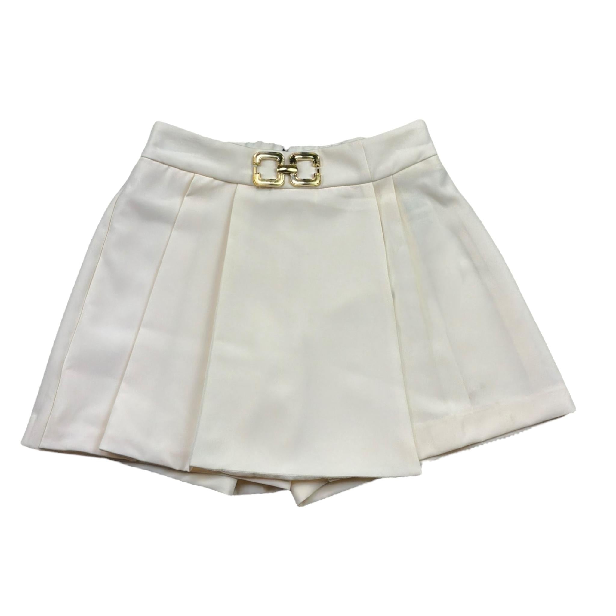 Marc Ellis Short Modello Gonna Tinta Unita per Bambina FCJSO01133X PANNA MARC ELLIS 