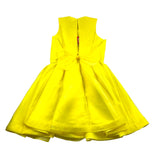 Liu Jo Yellow Solid Color Sleeveless Dress For Girls