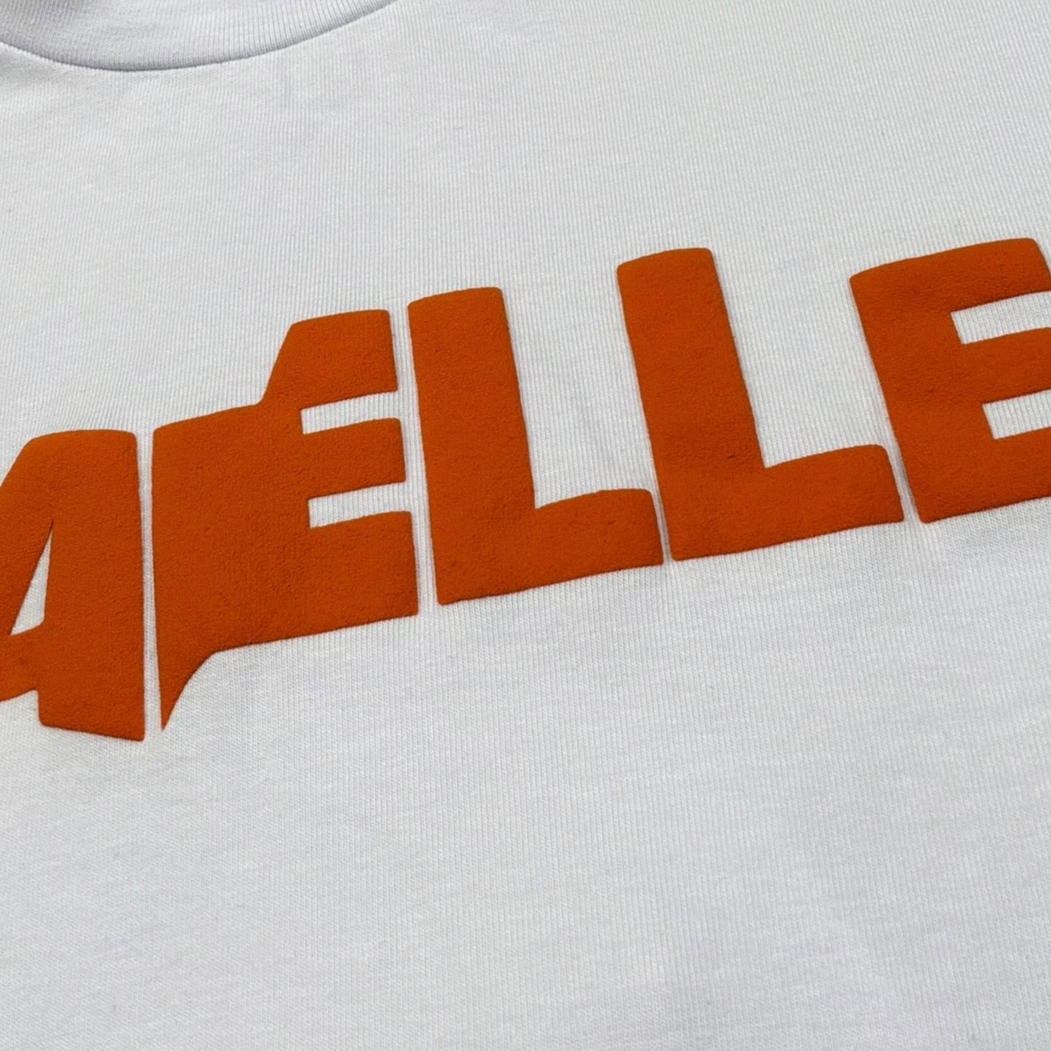 Gaelle T-Shirt Girocollo Tinta Unita con Stampa per Bambina 2746M00388X BIANCO GAELLE 
