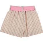 Monnalisa Short Tinta Unita con Cinturino per Bambina 419408 ROSA MONNALISA 