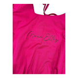 Marc Ellis Girls' Fuchsia Logo Print Half Sleeve Dress