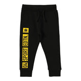 DSQUARED2 pantalone modello tuta tinta unita con stampa Nero per Bambino DQ0293 NERO DSQUARED2 