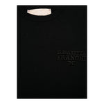 ELISABETTA FRANCHI tshirt girocollo tinta unita con logo Nero per Bambina EFTS225 NERO ELISABETTA FRANCHI 