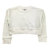 JOHN RICHMOND felpa chiusa girocollo tinta unita con stampa Bianco per Bambina RGA24013FE BIANCO JOHN RICHMOND 