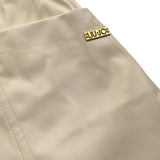 LIU JO short tinta unita ecopelle Panna per Bambina KF4012X PANNA LIU JO 