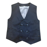 Manuel & Frank Gilet Tinta Unita  per Neonato MF5012B BLU MANUEL & FRANK 