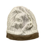 LA STUPENDERIA cappello bicolore con bottoni Bianco per Neonato TBCP00X BIANCO LA STUPENDERIA 