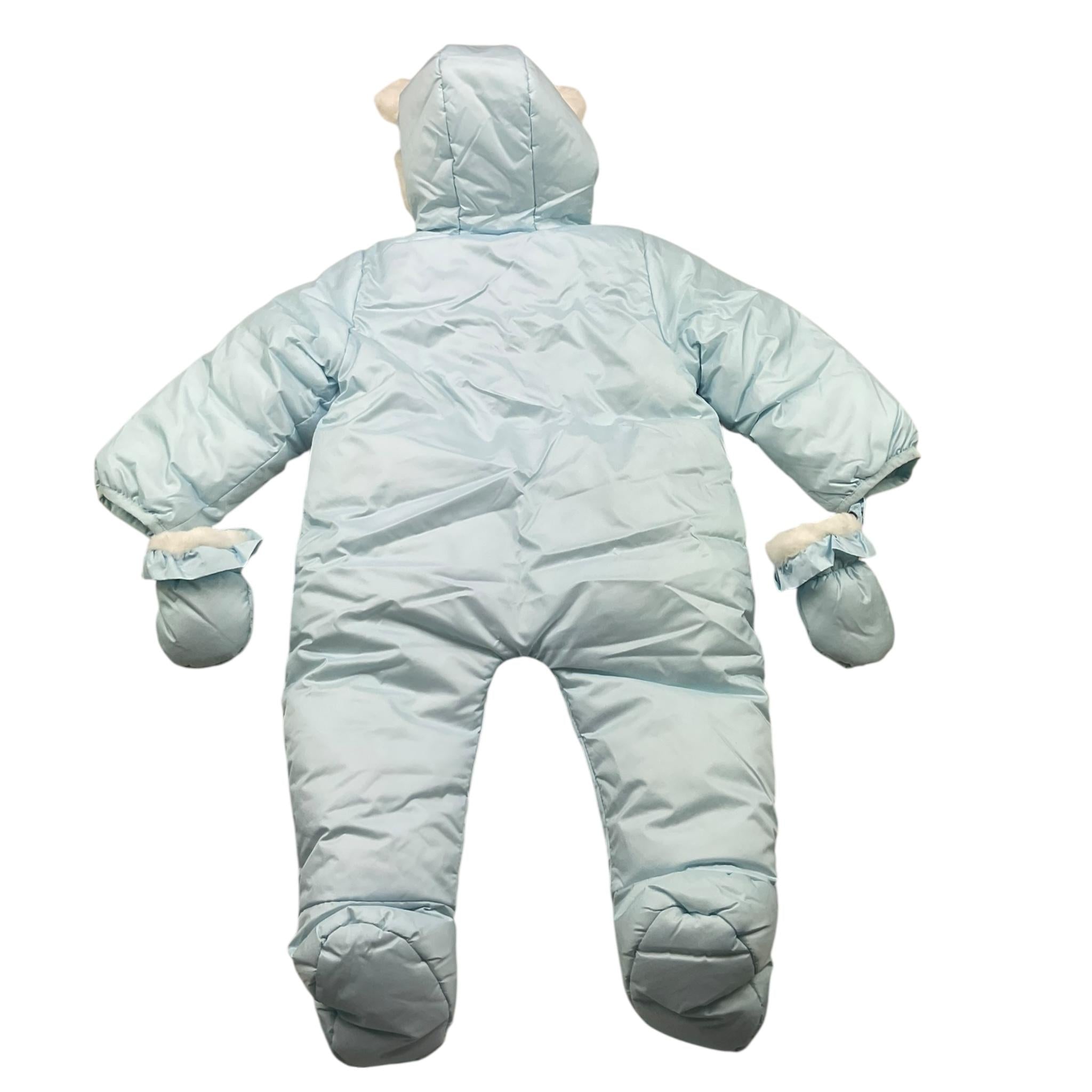 NANAN eskimo tinta unita con cappuccio Azzurro per Neonato I2351706A AZZURRO NANAN 