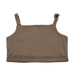 Dusty Color Top Tinta Unita per Bambina DJWS5004TP MARRONE DUSTY COLOR 