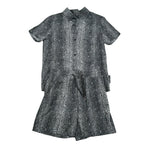 John Richmond Completo 2 Pezzi Camicia-Bermuda per Bambino RBP26159CE NERO JOHN RICHMOND 