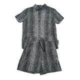 John Richmond Completo 2 Pezzi Camicia-Bermuda per Bambino RBP26159CE NERO JOHN RICHMOND 