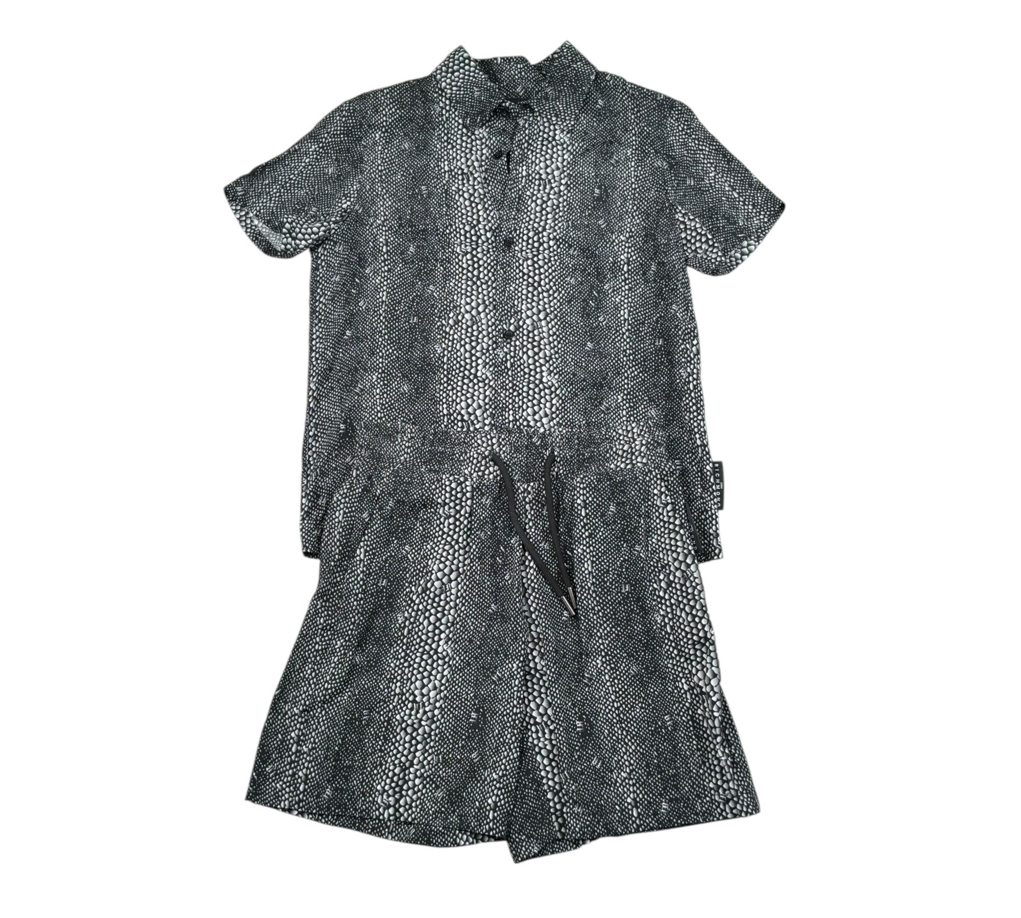 John Richmond Completo 2 Pezzi Camicia-Bermuda per Bambino RBP26159CE NERO JOHN RICHMOND 