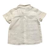 Tartine Et Chocolat Cream Colored Half Sleeve Shirt for Newborns