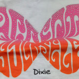 Dixie T-Shirt Girocollo Tinta Unita con Stampa per Bambina MBC8030G50 BIANCO DIXIE 