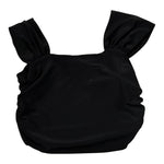 Lu Lu By Miss Grant Top Tinta Unita A Bretelle per Bambina LL3489 NERO LU LU BY MISS GRANT 