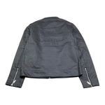 Iceberg Giubbino In Ecopelle Tinta Unita con Zip per Bambino GBICE5101J NERO ICEBERG 