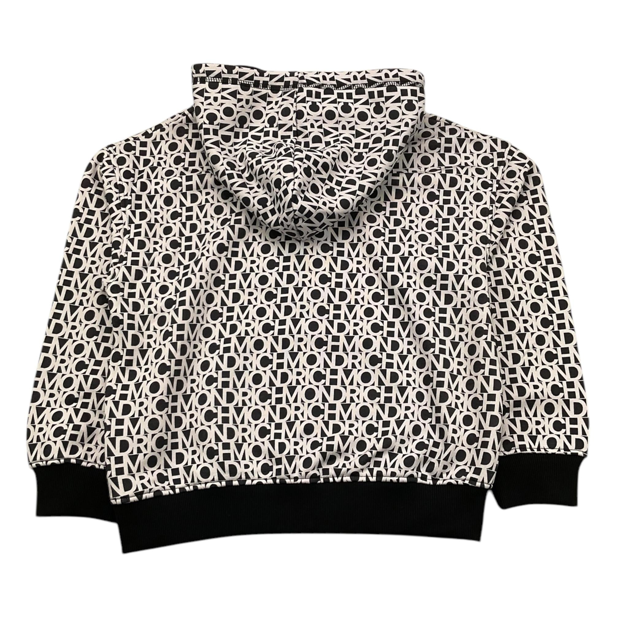 JOHN RICHMOND felpa con zip e cappuccio stampa fantasia Bianco/nero per Bambino RBA25045FE BIANCO/NERO JOHN RICHMOND 