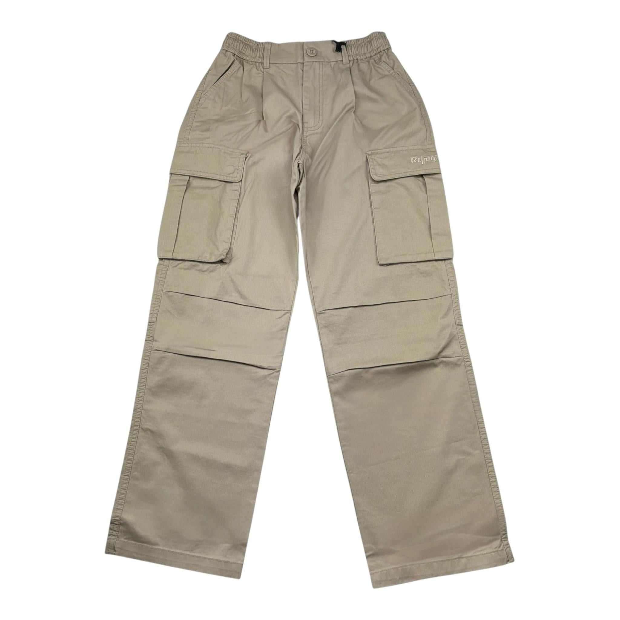 Refrigiwear Pantalone Tinta Unita con Elastico In Vita per Bambino 126PRMJS25 BEIGE REFRIGIWEAR 