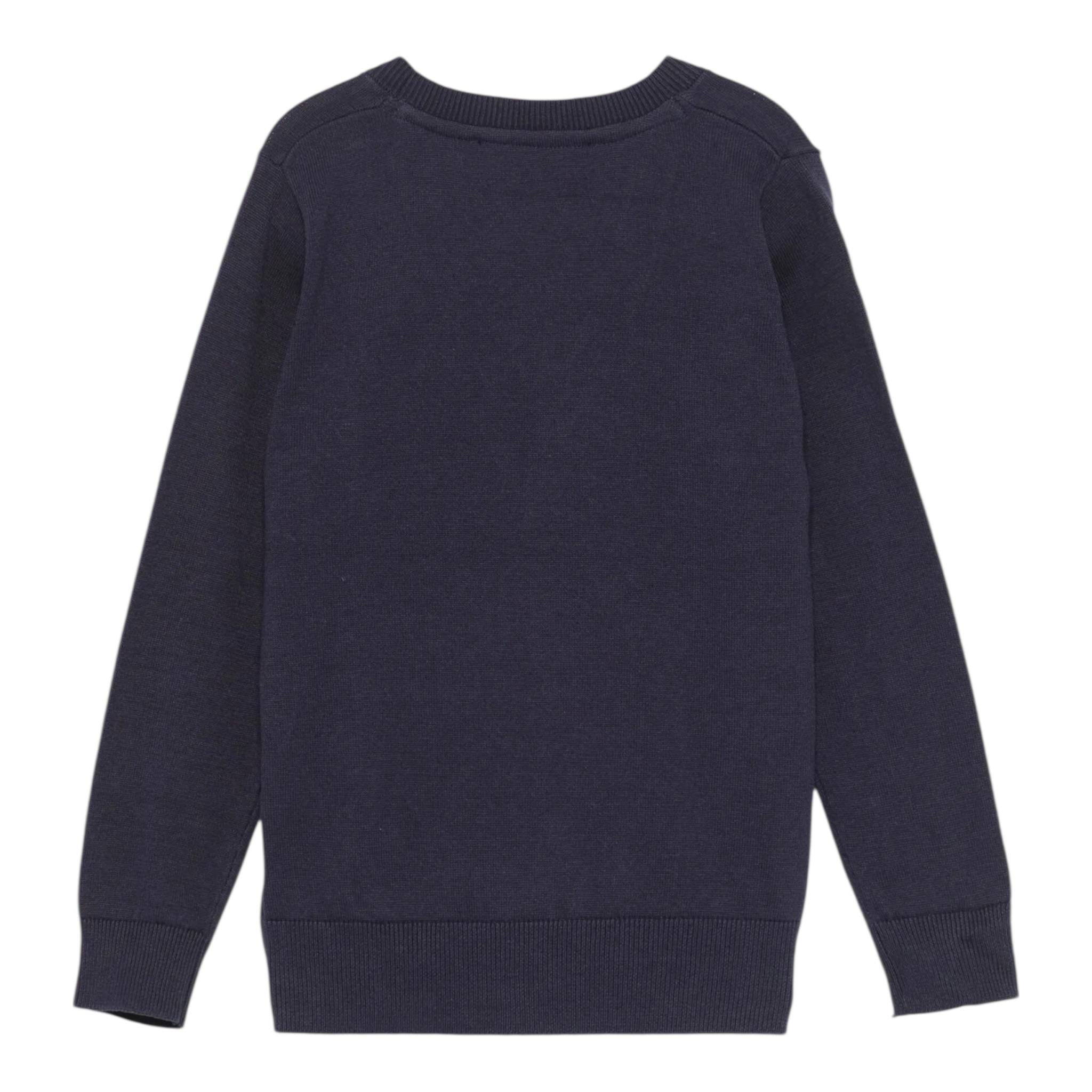 Trussardi Cardigan Tinta Unita con Logo per Bambino TBP25024CD BLU TRUSSARDI 