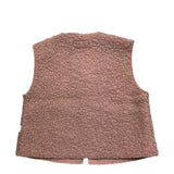 TEDDY E MINOU gilet tinta unita teddy Rosa per Bambina I24GD012PE027XJ ROSA TEDDY E MINOU 