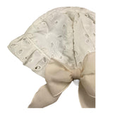 Barcellino Plain Hat With White Perforations For Newborns