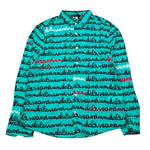 Daniele Alessandrini Camicia Manica Lunga Tinta Unita con Stampe per Bambino 1235C00159 VERRDE ACQUA DANIELE ALESSANDRINI 