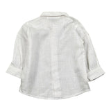 Colori Chiari Completo 2 Pezzi Camicia-Pantalone Bicolore con Fantasia A Quadri Bianco/Azzurro per Neonato MN403080 BIANCO/AZZURRO COLORI CHIARI 