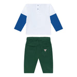 Guess Completo 2 Pezzi Shirt-Bermuda per Neonato I5RG04K8HM4 VERDE GUESS 