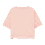 Aspesi T-Shirt Girocollo Tinta Unita con Logo per Bambina S25029TSM7038X ROSA ASPESI 