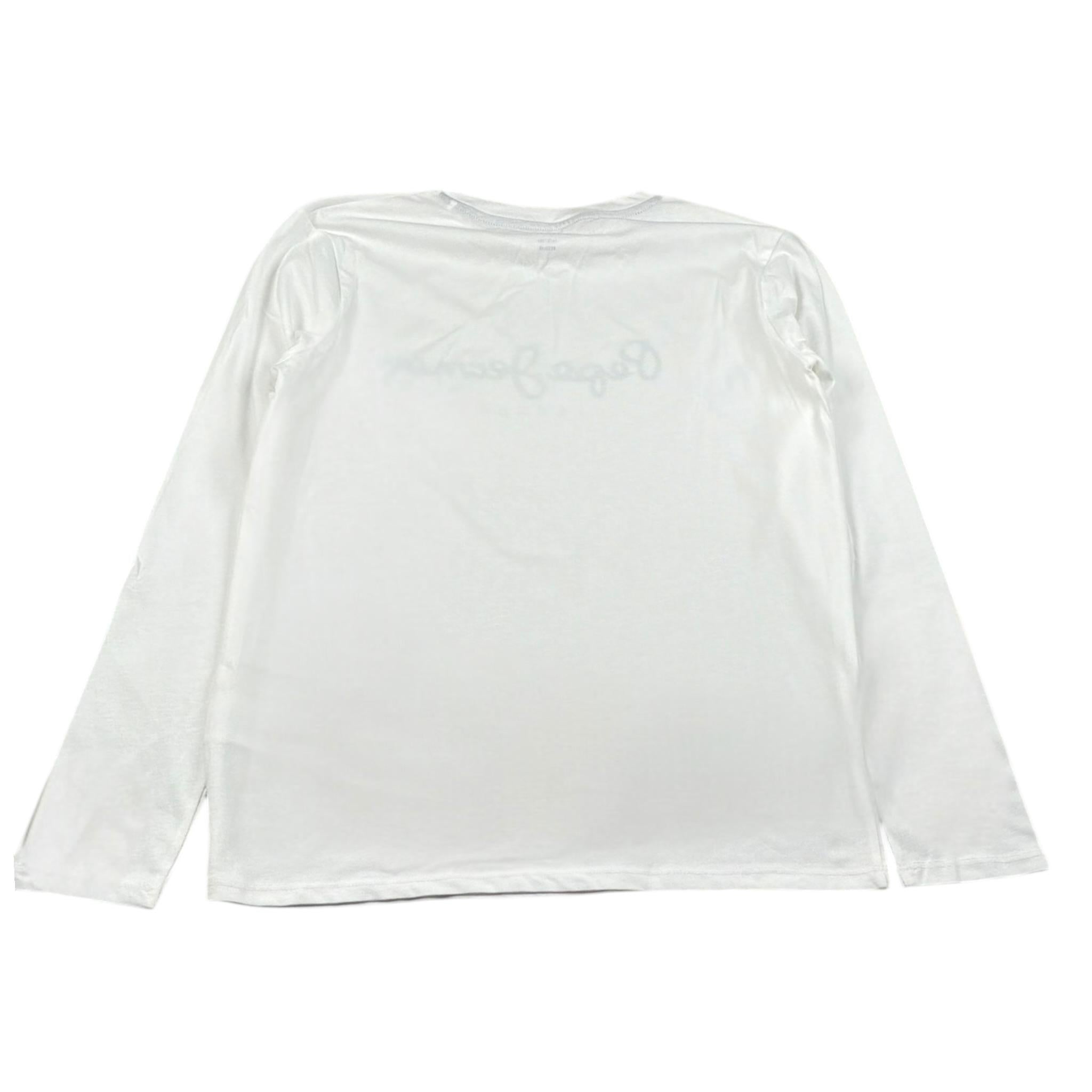 Pepe Feamo Shirt Girocollo Tinta Unita con Stampa per Bambino PB503993 BIANCO PEPE JEANS 