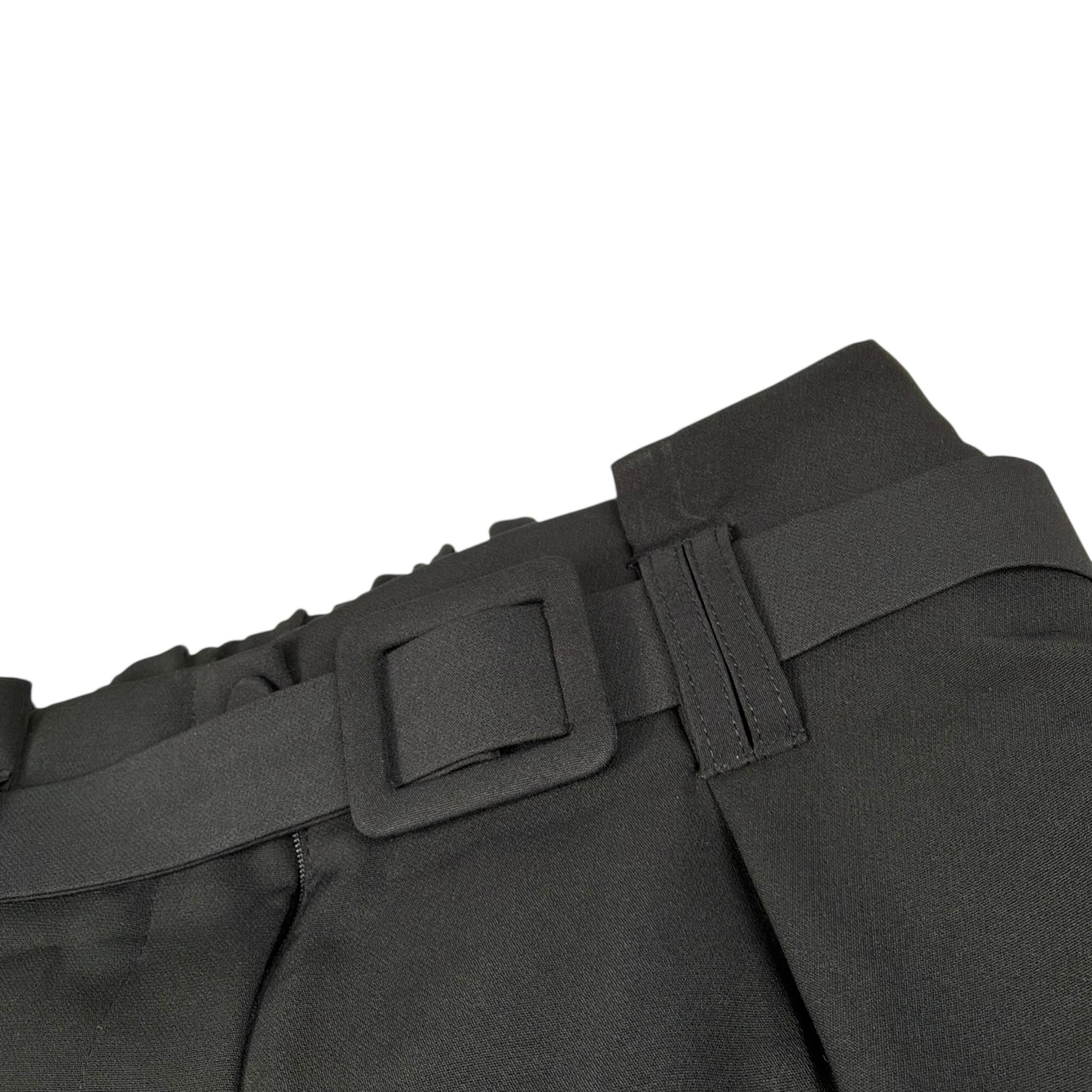 Lu Lu By Miss Grant Pantalone tinta unita Modello A Palazzo Nero per Bambina LL3519 NERO LU LU BY MISS GRANT 