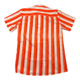Louis Dieudonne' Two-Tone Striped Fantasy Costume White/Orange For Children