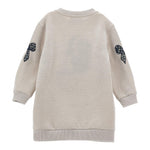 MONNALISA abito felpa tinta unita glitterato Beige per Bambina 19D0901 BEIGE MONNALISA 