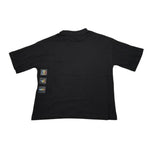 Cesare Paciotti T-Shirt Girocollo tinta unita con Stampa Nero per Bambino TSP5102J NERO CESARE PACIOTTI 