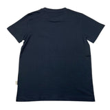 Dan John T-Shirt Crew Neck Solid Color With Contrast Prints Blue For Boys
