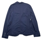 Jeckerson Single Breasted Blue Solid Color Jacket For Boys