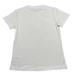 Manila Grace T-Shirt Girocollo Tinta Unita con Stampa per Bambina MG2661 BIANCO MANILA GRACE 